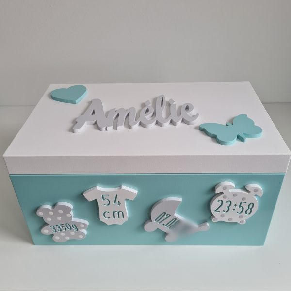 erinnerungstruhe-holz-mit-geburtsdaten-sendoro-shop-traumhaft-baby-zimmer-baby-geschenk-personalisiert-mintgrün