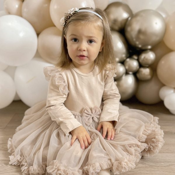 festkleid tina beige tuellrock tutu beige milulove sendoro shop suknje rodendan geburtstagsoutfit handmade kindermode geburtstagskleid-2